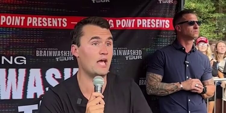 Charlie Kirk Makes Weird Remark To Taylor Swift